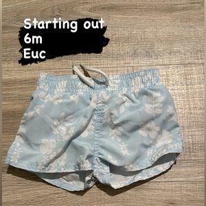 Swim trunks 6months starting out